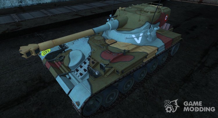 Skin for AMX 13 75 No. 12 for World Of Tanks