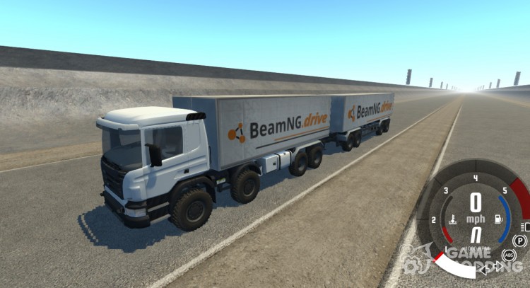 Scania 8x8 Heavy Utility Truck для BeamNG.Drive