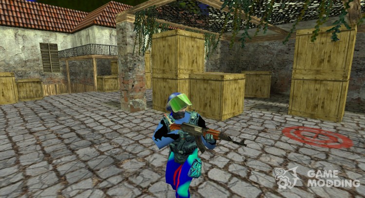 Casual Blue Skin for Counter Strike 1.6