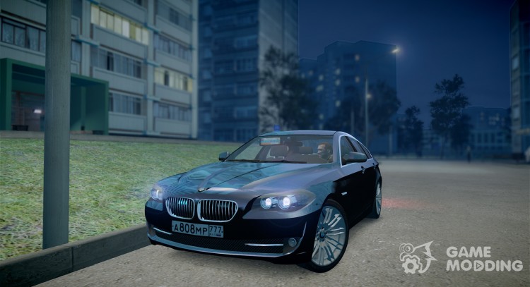 BMW M5 F10 (el Gobierno de moscú) para GTA 4