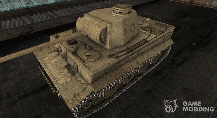 PzKpfW VI Tiger, de nafnist para World Of Tanks