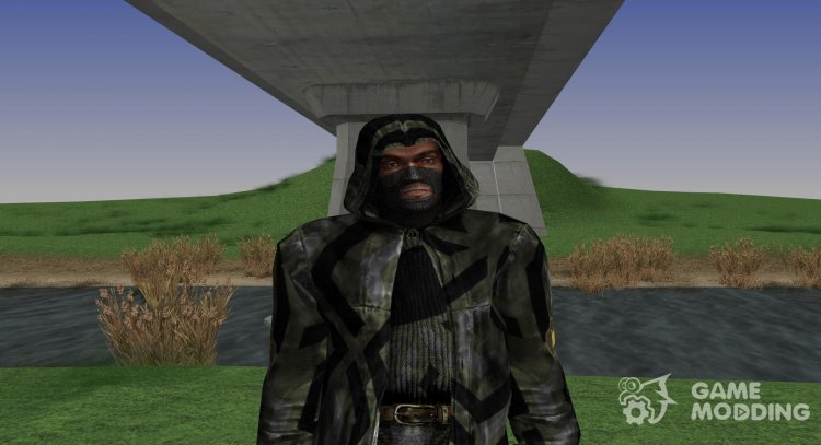 A member of the group the Great khans in the cloak of S. T. A. L. K. E. R V. 5 for GTA San Andreas