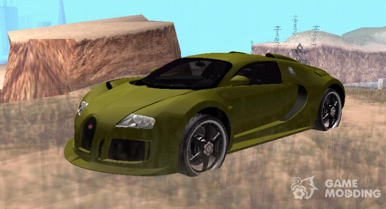 Bugatti Veyron 16.4 3B para GTA San Andreas