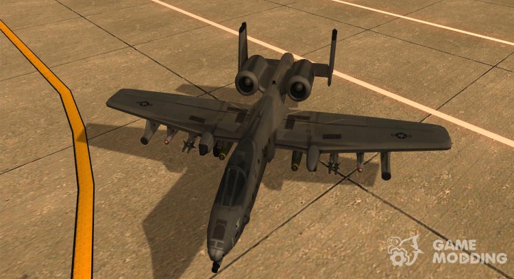 A-10 Warthog для GTA San Andreas