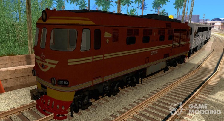 Diesel locomotive TEP-60 for GTA San Andreas