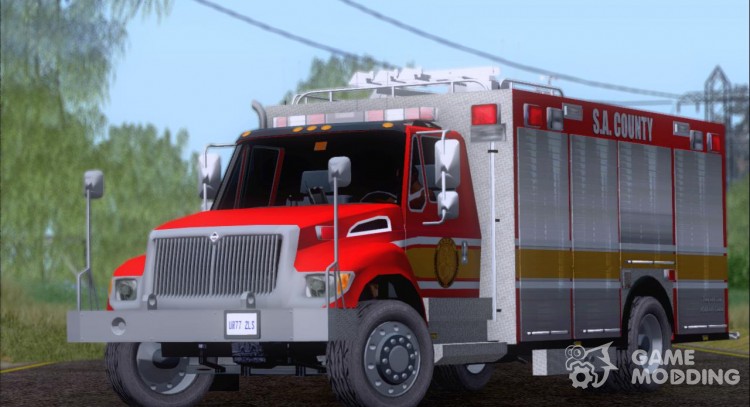 Pierce Commercial SACFD Rescue Unit for GTA San Andreas