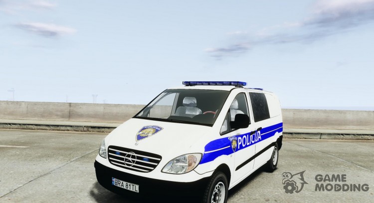 Mercedes Benz Viano Croatian police para GTA 4
