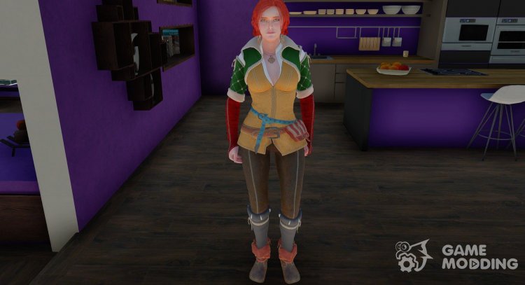 Triss Merigold from The Witcher 3 for GTA San Andreas