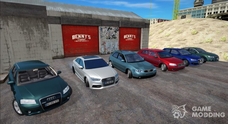 Пак машин Audi A3 (The Best) для GTA San Andreas