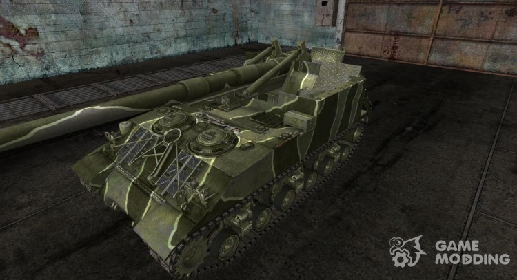 M40M43 (camuflaje tono 3) para World Of Tanks