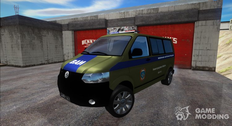 Volkswagen Transporter T5 ВАИ для GTA San Andreas