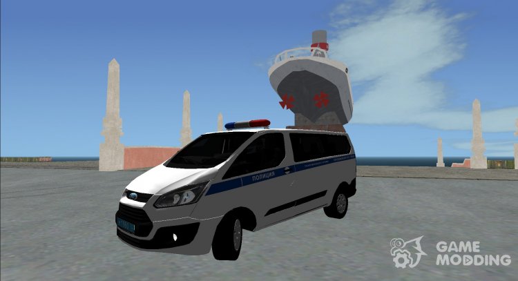 Ford Transit - traffic police for GTA San Andreas