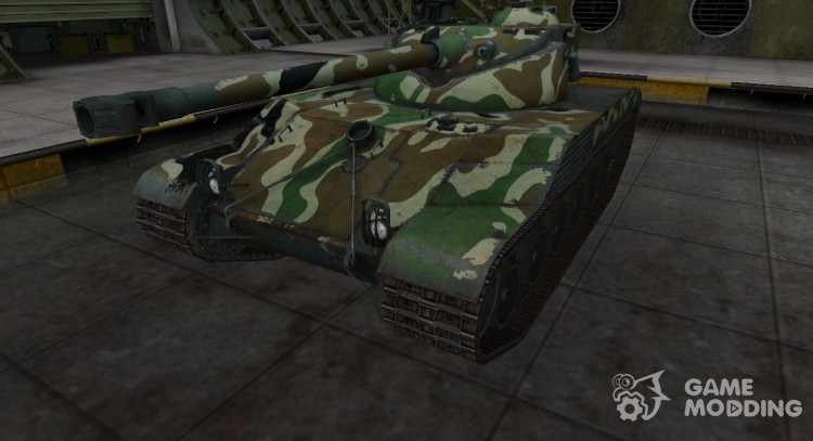 El skin con el camuflaje para Bat Chatillon 25 t para World Of Tanks