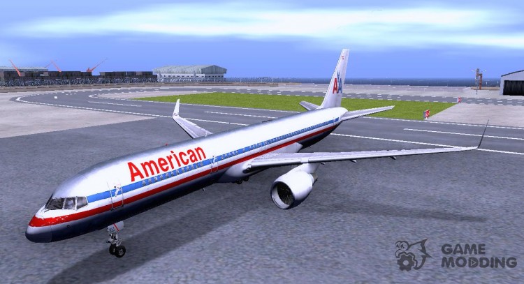 Boeing 757-200 De American Airlines para GTA San Andreas
