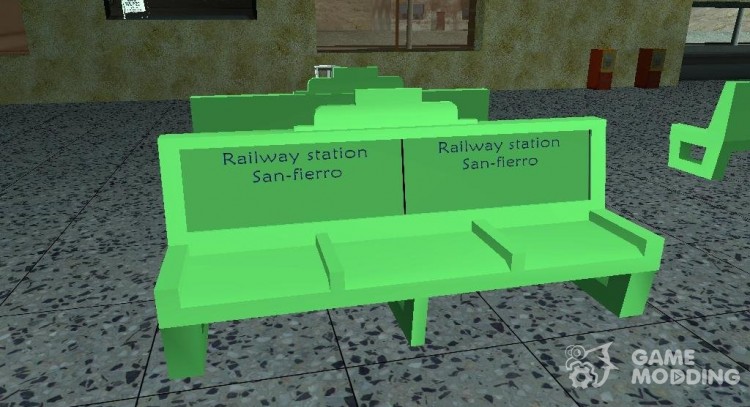 Вокзал в Сан-Фиерро (v0.3 final) для GTA San Andreas
