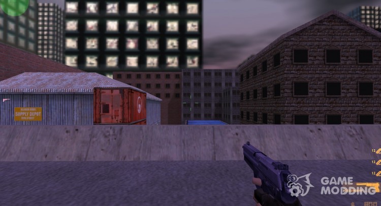 Blue, White, And Black USP for Counter Strike 1.6
