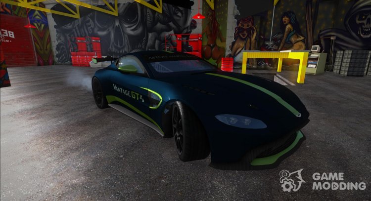 Aston Martin Vantage GT4 2019 for GTA San Andreas