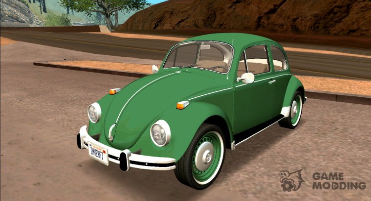 Volkswagen Beetle (Fuscao) 1500 1974 for GTA San Andreas