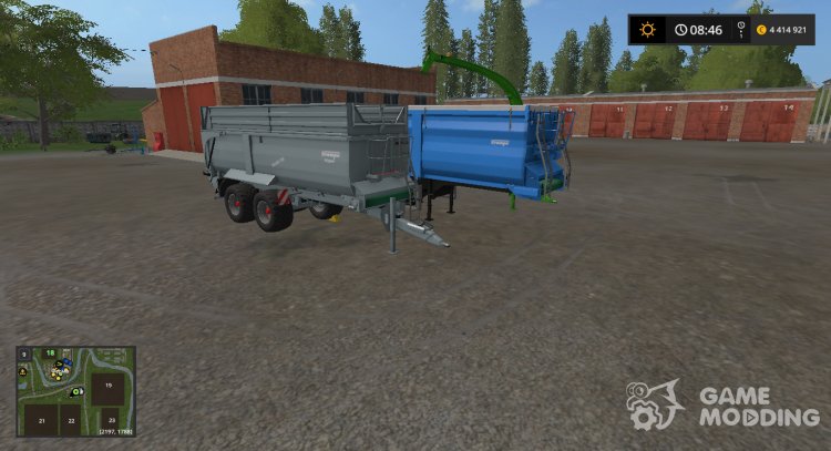 PACK of KRAMPE trailers, v1.0 for Farming Simulator 2017