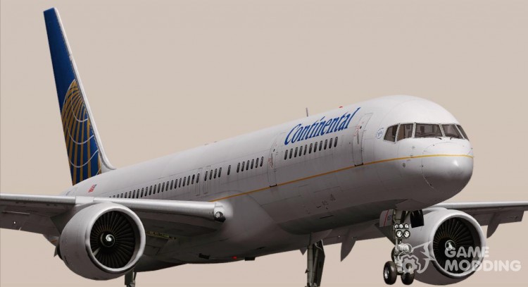 Boeing 757-200 Con Continental Airlines para GTA San Andreas