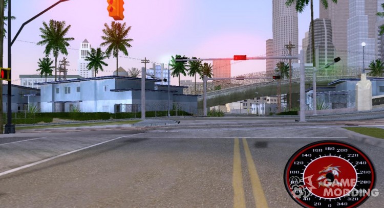 Speedometer Dragon for GTA San Andreas