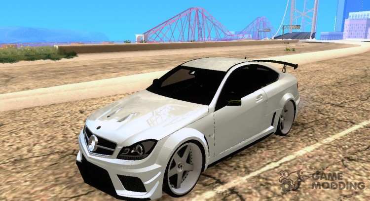Mercedes-Benz C63 AMG Black Edition [ImVehLM] для GTA San Andreas