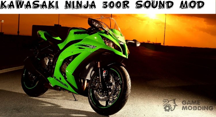 Kawasaki Ninja 300R Sound Mod для GTA San Andreas