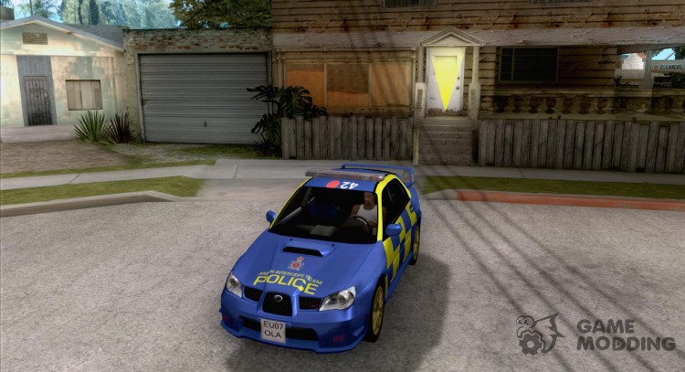 Policía de Subaru Impreza STi para GTA San Andreas