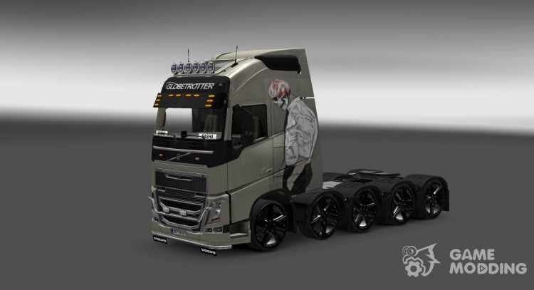 Skin Volvo FH 2012 Skelet para Euro Truck Simulator 2