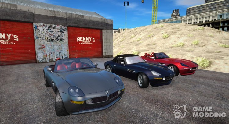 Pak coches BMW Z8 para GTA San Andreas