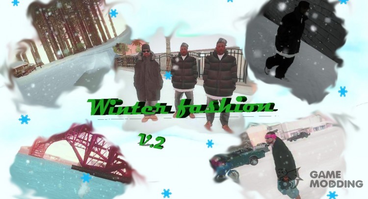 Winter fashion v.2 для GTA San Andreas