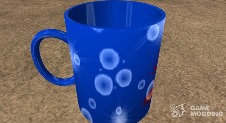 Blue mug for GTA San Andreas