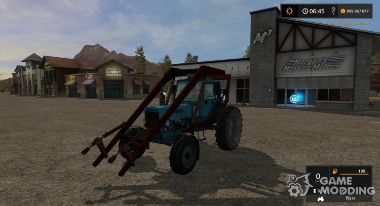 Стогомет МТЗ-80 для Farming Simulator 2017