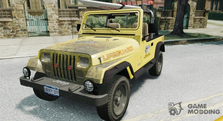 1988 Jeep Wrangler Beach Patrol v1.1 for GTA 4