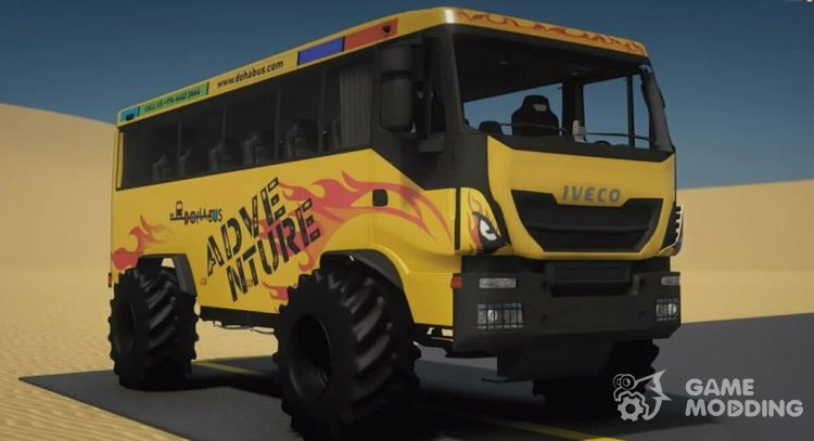 Iveco Monster Bus Safari in Qatar para GTA 5