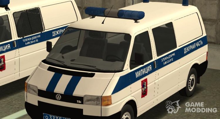 Volkswagen Transporter (T4) Moscow Police for GTA San Andreas