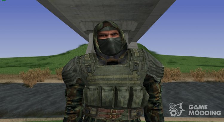 A member of the group Death Squad in CHN-1 of S. T. A. L. K. E. R V. 1 for GTA San Andreas