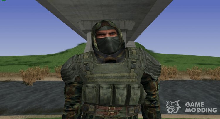 Miembro de la agrupación Эскадрон de la Muerte en CHN-1 de S. T. A. L. K. E. R v.1 para GTA San Andreas