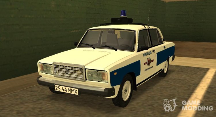 Vaz-2107 Municipal de la policía para GTA San Andreas