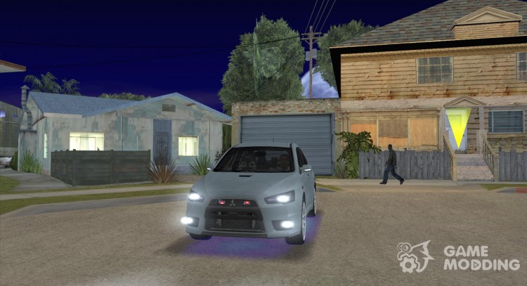 Улучшенная синяя неоновая подсветка для GTA San Andreas