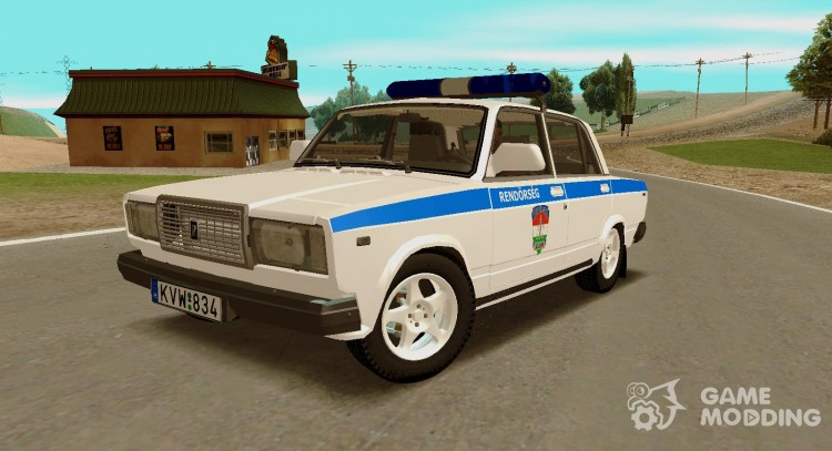 Vaz 2107 Rendőrség para GTA San Andreas