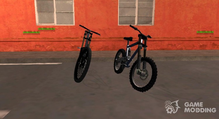 Новые велосипеды для GTA San Andreas