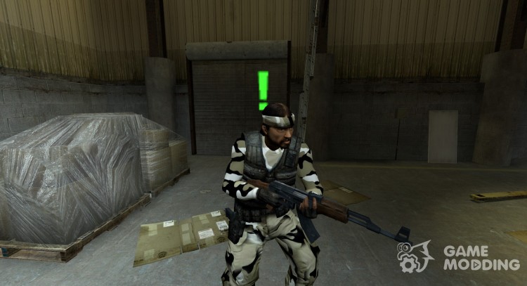 Urban / Desert Guerillla (With Sleeves) for Counter-Strike Source