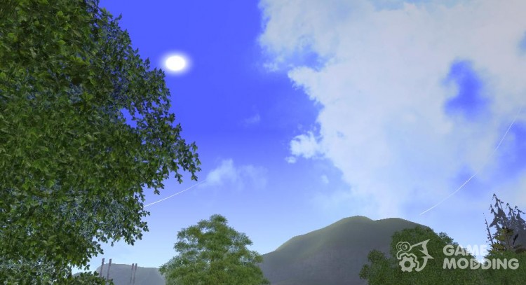 SkyBox Arrange - Real Clouds and Stars для GTA San Andreas
