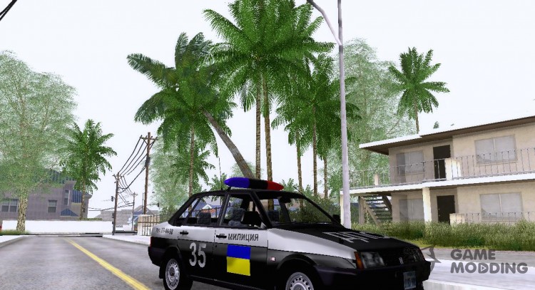 Vaz 21099 la Policía para GTA San Andreas
