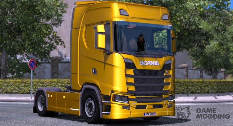 Scania S730 With interior v2.0 для Euro Truck Simulator 2