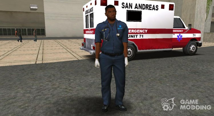 Paramedicos from GTA V (sfemt1) para GTA San Andreas