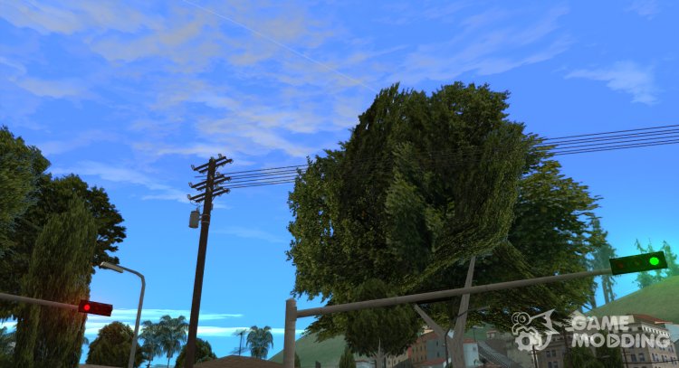 Vegetation Original Quality Remastered for GTA San Andreas