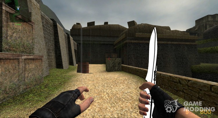 Dibujado de mano el cuchillo para Counter-Strike Source