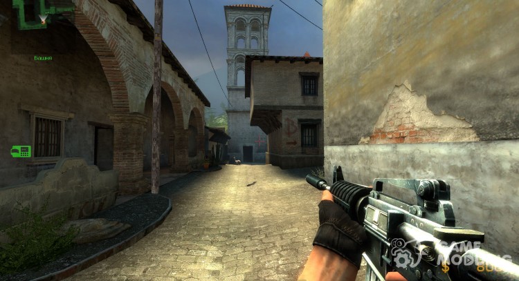 m4a1 default w/great lightning for Counter-Strike Source